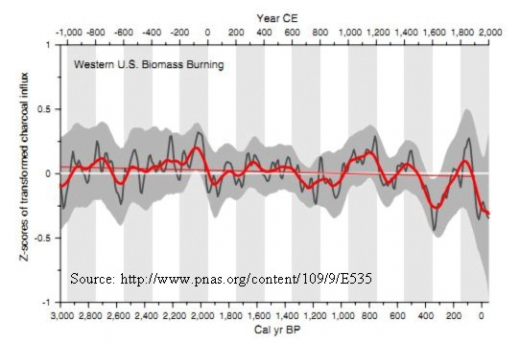 Fire western US biomass burned