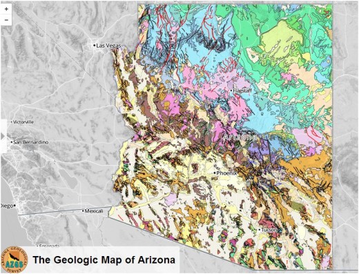 Geologic map of Arizona