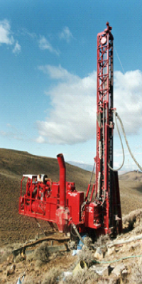 Figure 6: Track-Mounted Rotary Drill Rig