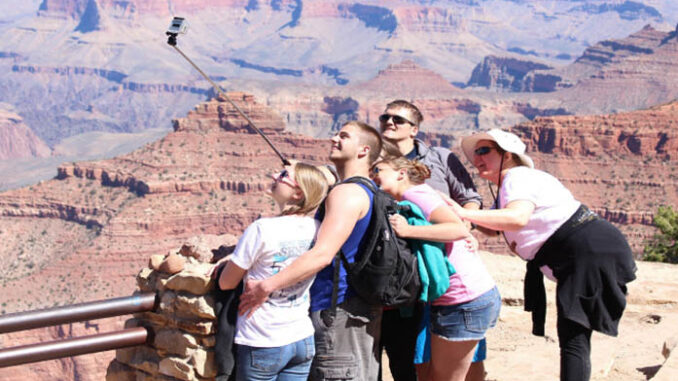 Tourists Grand Canyon