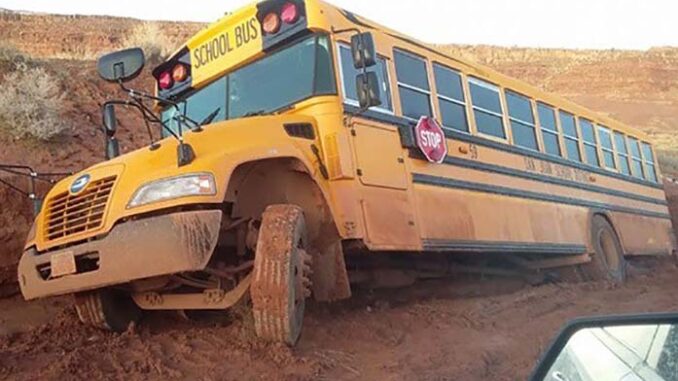 Navajo Nation school bus