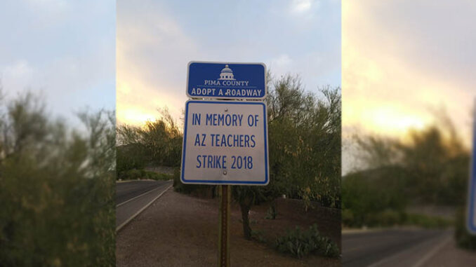 road sign pima county