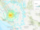 earthquake map