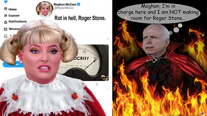 meghan mccain roger stone comic