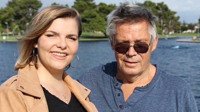 Emily Jenkins and father