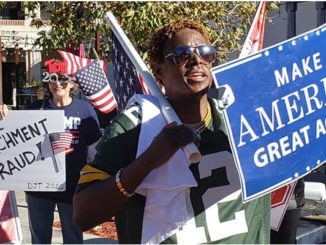 shuron harvey protests impeachment vote