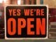 we're open